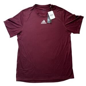 adidas - NWT - burgundy shirt - size M